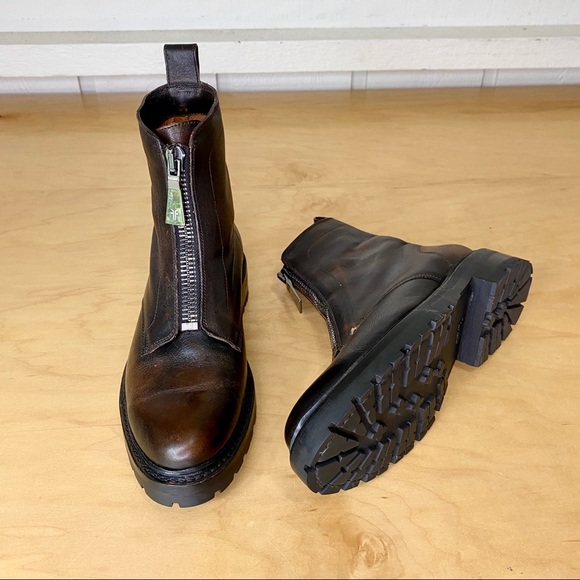 julie front zip frye